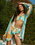 Nomads Swimwear - Current Bottom II - Expressivo/Peach -