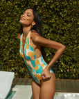 Nomads Swimwear - Isle One Piece - Expressivo/Peach -
