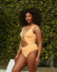 Nomads Swimwear - Shoreline One Piece II - Expressivo/Peach -