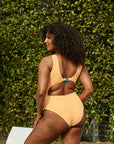 Nomads Swimwear - Shoreline One Piece II - Expressivo/Peach -