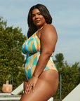 Nomads Swimwear - Isle One Piece - Expressivo/Peach -