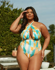 Nomads Swimwear - Isle One Piece - Expressivo/Peach -