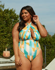 Nomads Swimwear - Isle One Piece - Expressivo/Peach -