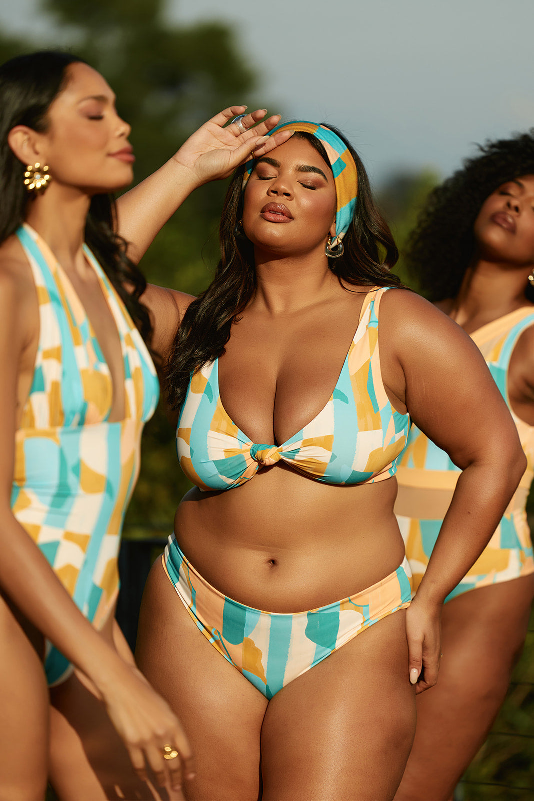 Nomads Swimwear - Playa Top II - Expressivo/Peach -