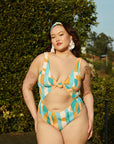Nomads Swimwear - Shoreline One Piece II - Expressivo/Peach -