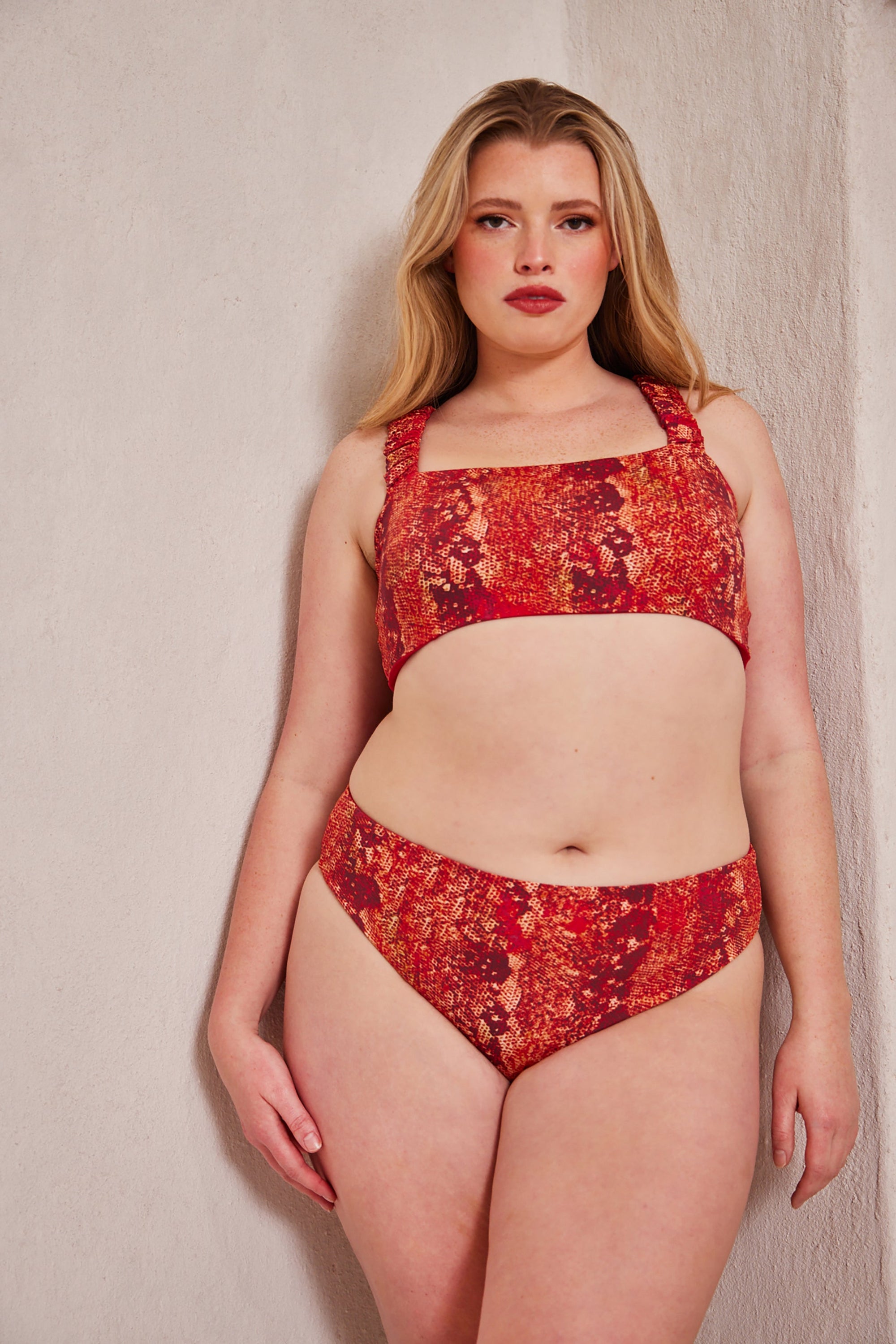 Nomads Swimwear - Current Bottom II - Iguana/Merlot -