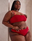 Nomads Swimwear - Current Bottom II - Iguana/Merlot -