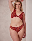 Nomads Swimwear - Playa Top II - Iguana/Merlot -