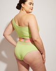 Nomads Swimwear - Bay Bottom II - Avocado/Birds of Paradise -