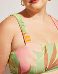 Nomads Swimwear - Current Top II - Avocado/Birds of Paradise -