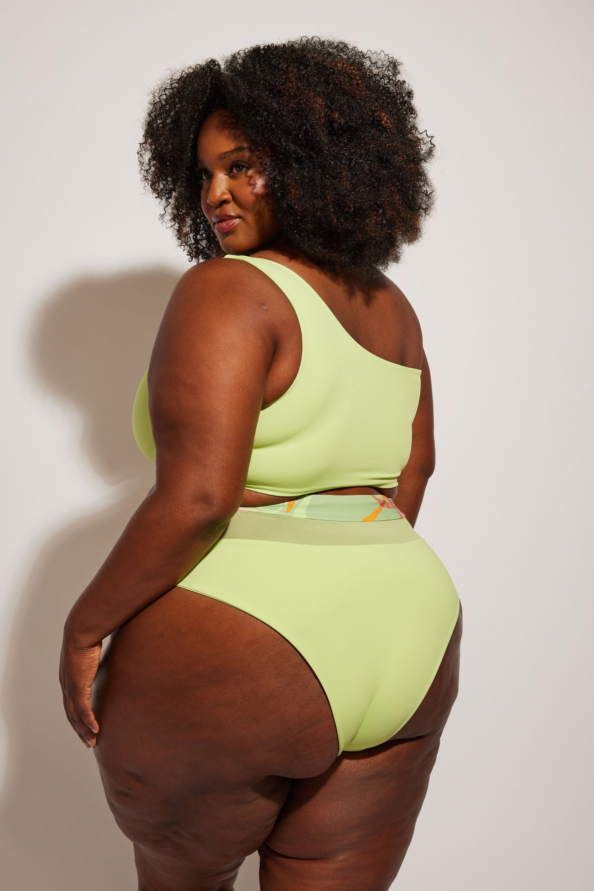 Nomads Swimwear - Bay Bottom II - Avocado/Birds of Paradise -