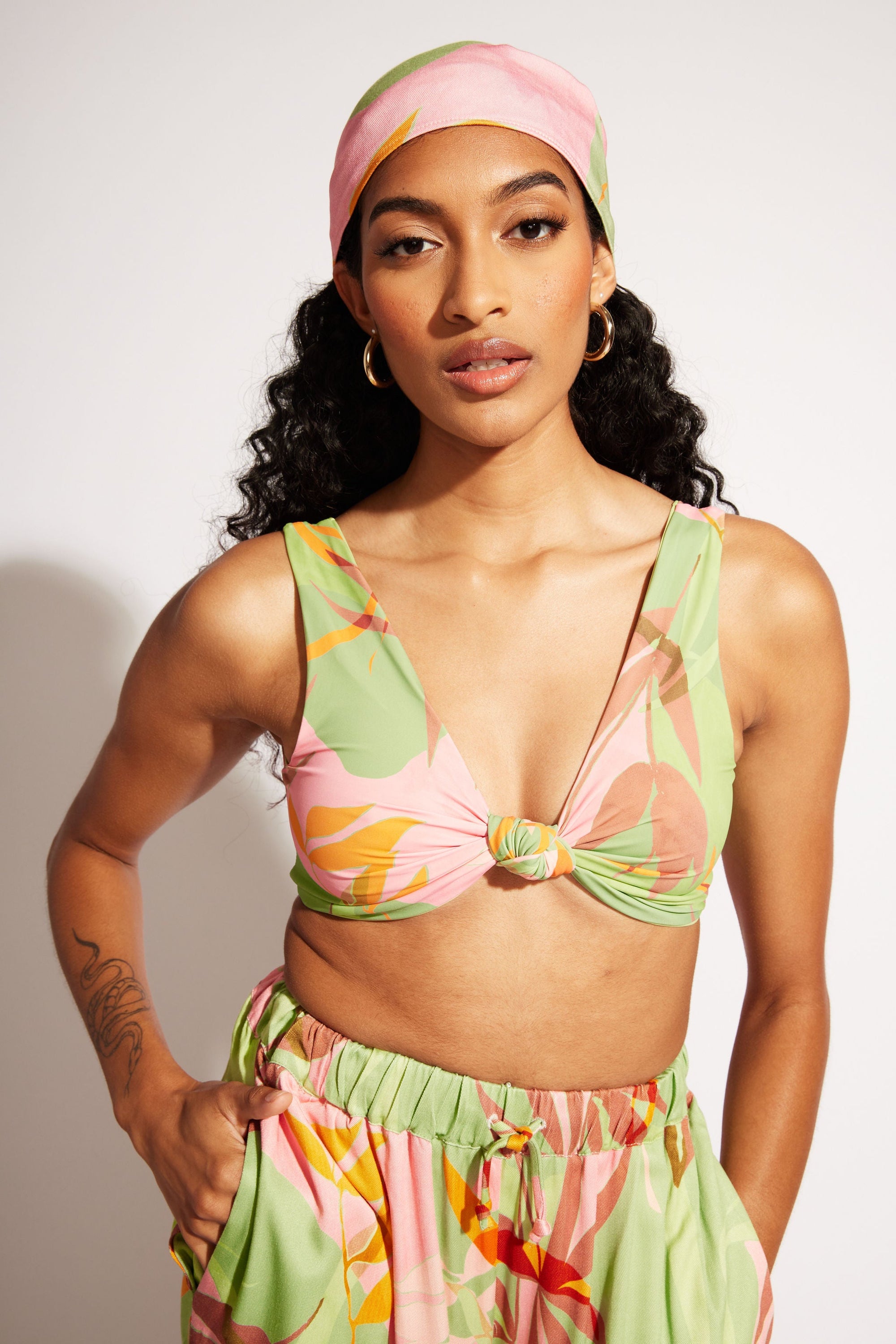 Nomads Swimwear - Playa Top II - Birds of Paradise -
