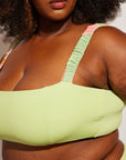 Nomads Swimwear - Current Top II - Avocado/Birds of Paradise -