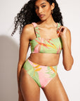 Nomads Swimwear - Current Top II - Avocado/Birds of Paradise -