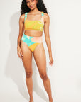 Nomads Swimwear - Current Swim Top II - Guava Duff -