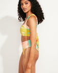 Nomads Swimwear - Current Swim Top II - Guava Duff -