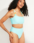 Nomads Swimwear - Current Swim Top II - Guava Duff -