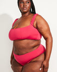 Nomads Swimwear - Current Swim Top II - Raspberry -
