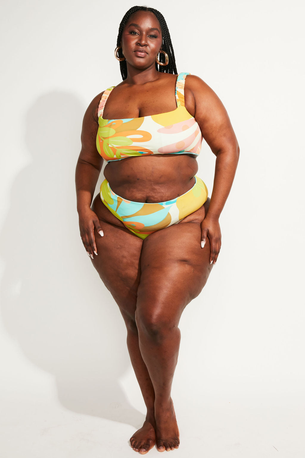 Current Swim Bottom II - Guava Duff