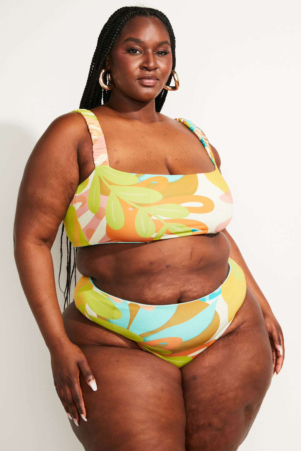 Current Swim Bottom II - Guava Duff