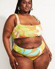 Nomads Swimwear - Current Swim Top II - Guava Duff -