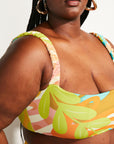 Nomads Swimwear - Current Swim Top II - Guava Duff -