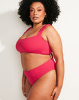 Nomads Swimwear - Current Swim Bottom II - Raspberry -