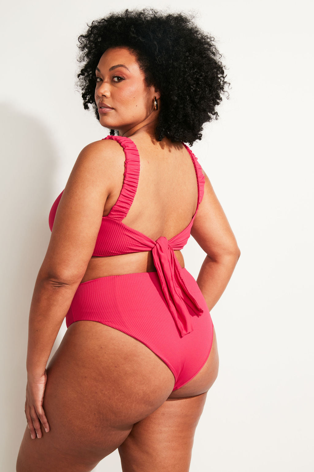 Current Swim Top II - Raspberry