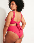 Nomads Swimwear - Current Swim Bottom II - Raspberry -