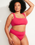 Nomads Swimwear - Current Swim Top II - Raspberry -