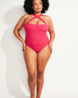 Nomads Swimwear - Wave One Piece II - Raspberry -