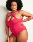 Nomads Swimwear - Wave One Piece II - Raspberry -