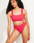 Nomads Swimwear - Current Swim Top II - Raspberry -