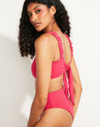 Nomads Swimwear - Current Swim Bottom II - Raspberry -
