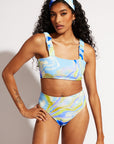 Nomads Swimwear - Current Top II - Sky/Geode -