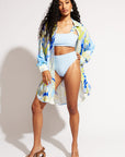 Nomads Swimwear - Sol Button-Up Shirt Dress - Geode -