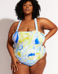 Nomads Swimwear - Wave One Piece II - Sky/Geode -