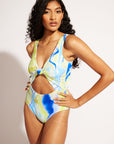 Nomads Swimwear - Shoreline One Piece II - Sky/Geode -