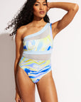 Nomads Swimwear - Coast One Piece II - Sky/Geode -