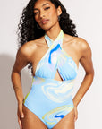 Nomads Swimwear - Isle One Piece - Sky/Geode -