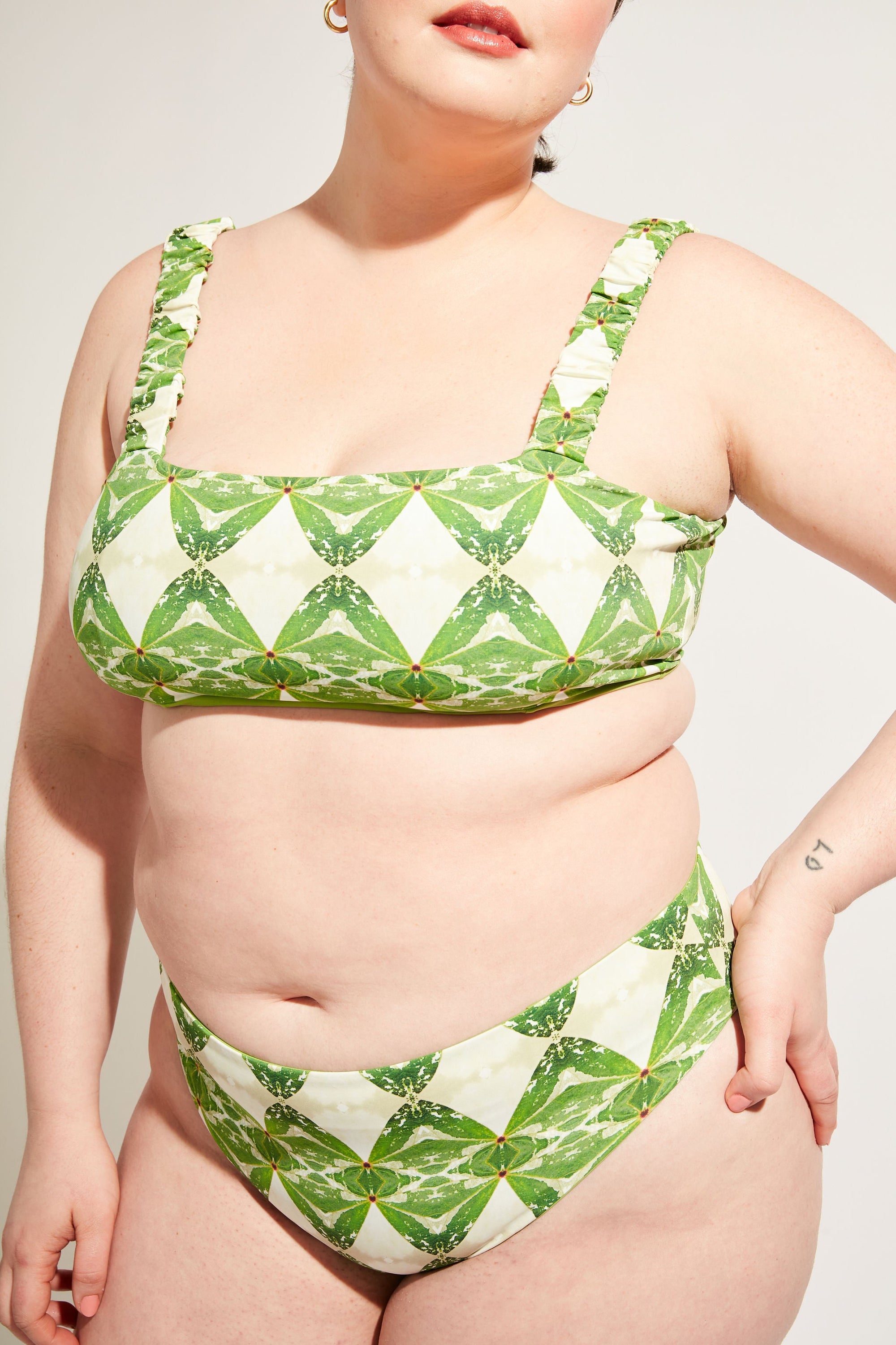 Nomads Swimwear - Current Bottom II - Pothos/Nephrite -