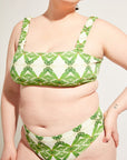 Nomads Swimwear - Current Top II - Pothos/Nephrite -
