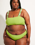 Nomads Swimwear - Current Top II - Pothos/Nephrite -