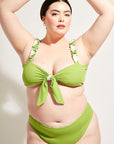 Nomads Swimwear - Current Top II - Pothos/Nephrite -