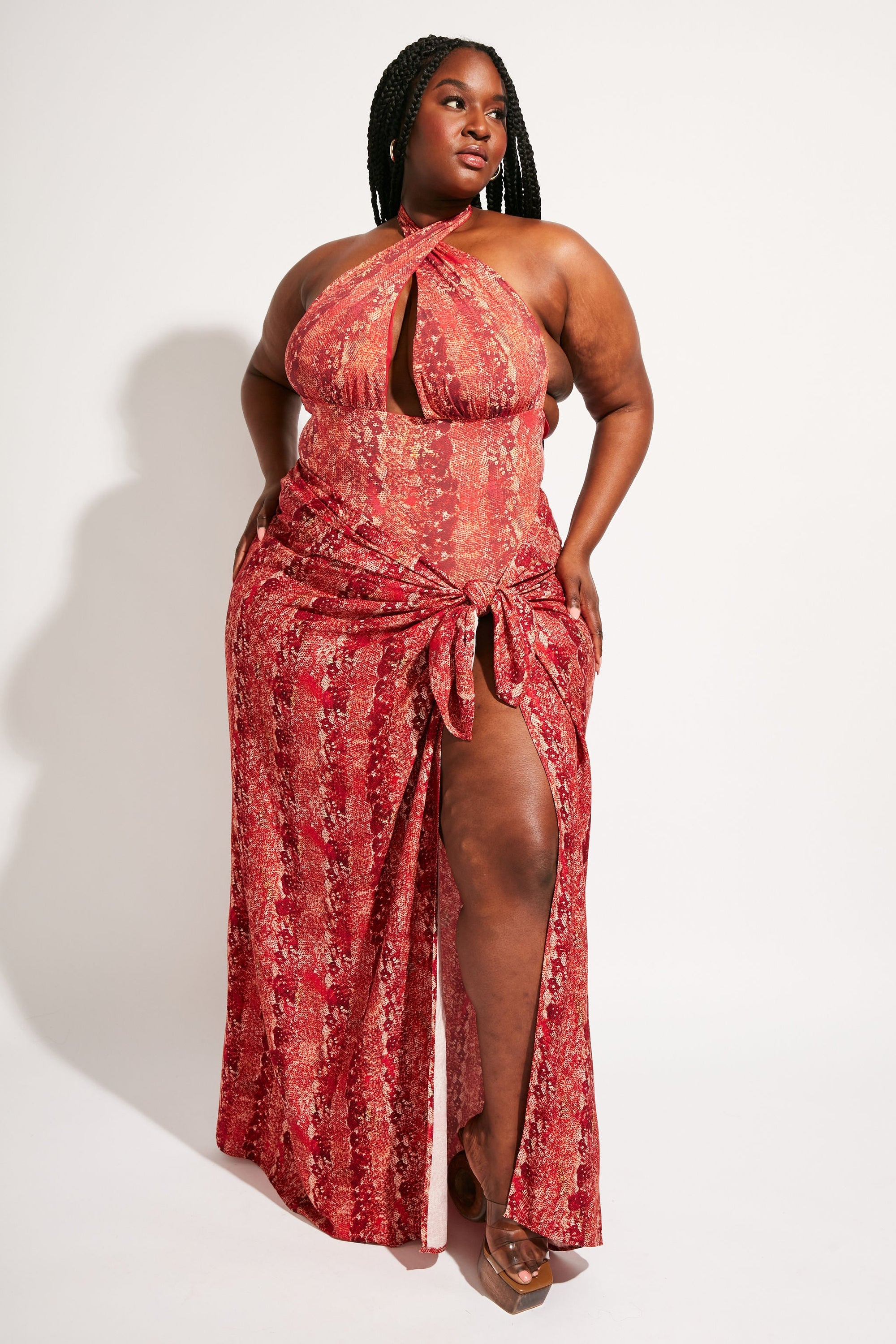 Nomads Swimwear - Isle One Piece - Iguana/Merlot -