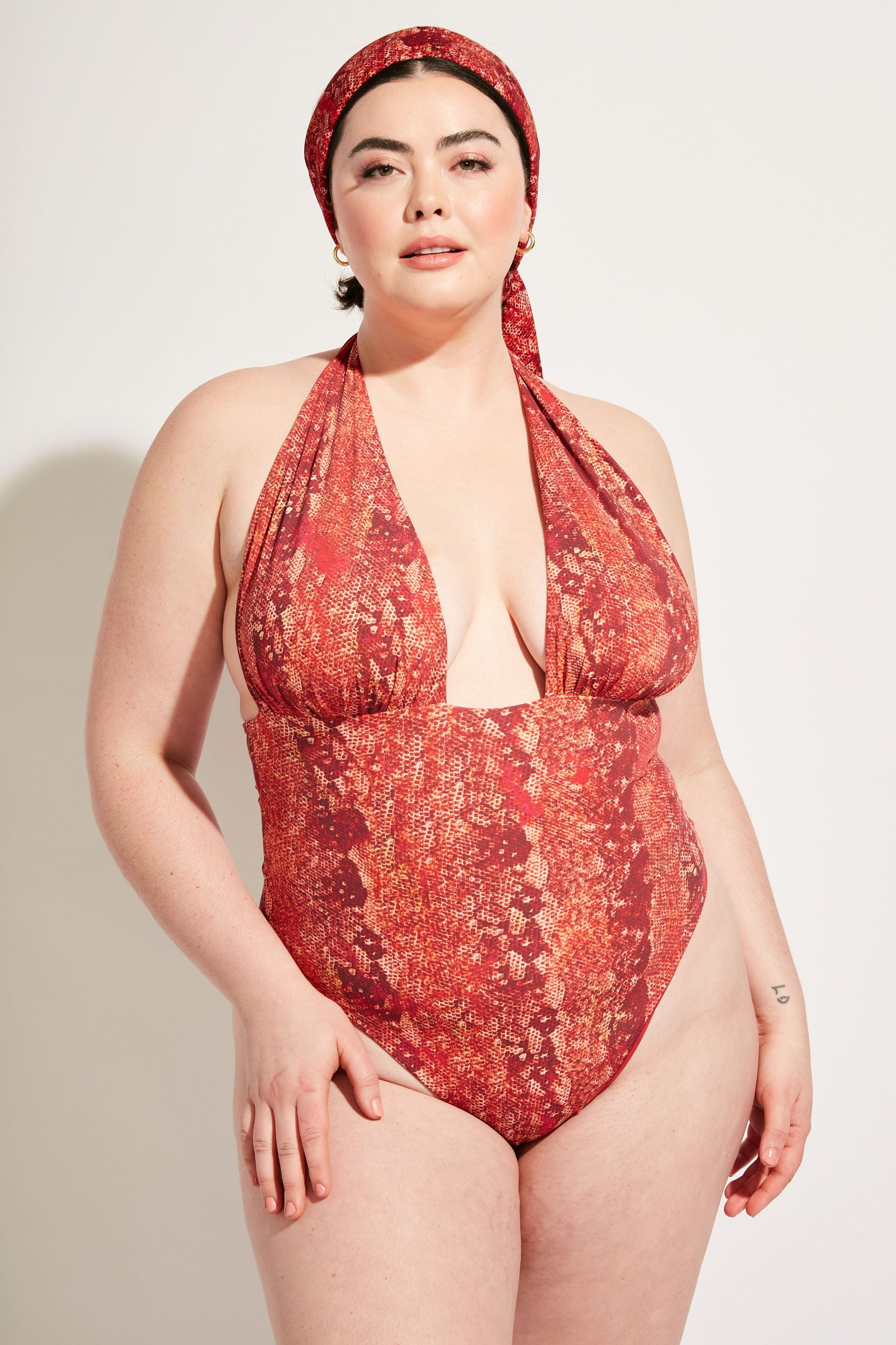 Nomads Swimwear - Isle One Piece - Iguana/Merlot -