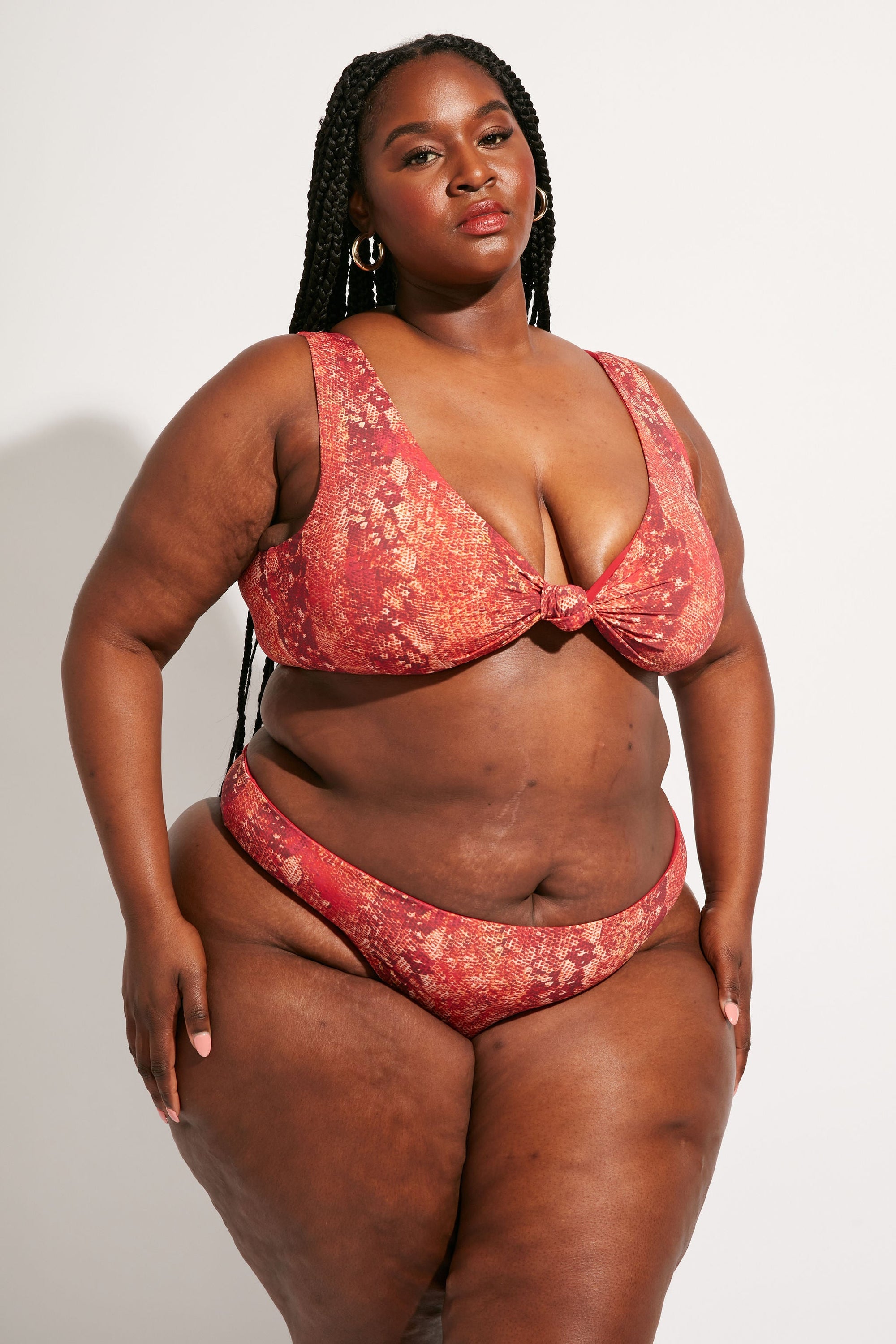 Nomads Swimwear - Playa Bottom - Iguana/Merlot -