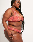 Nomads Swimwear - Playa Top II - Iguana/Merlot -