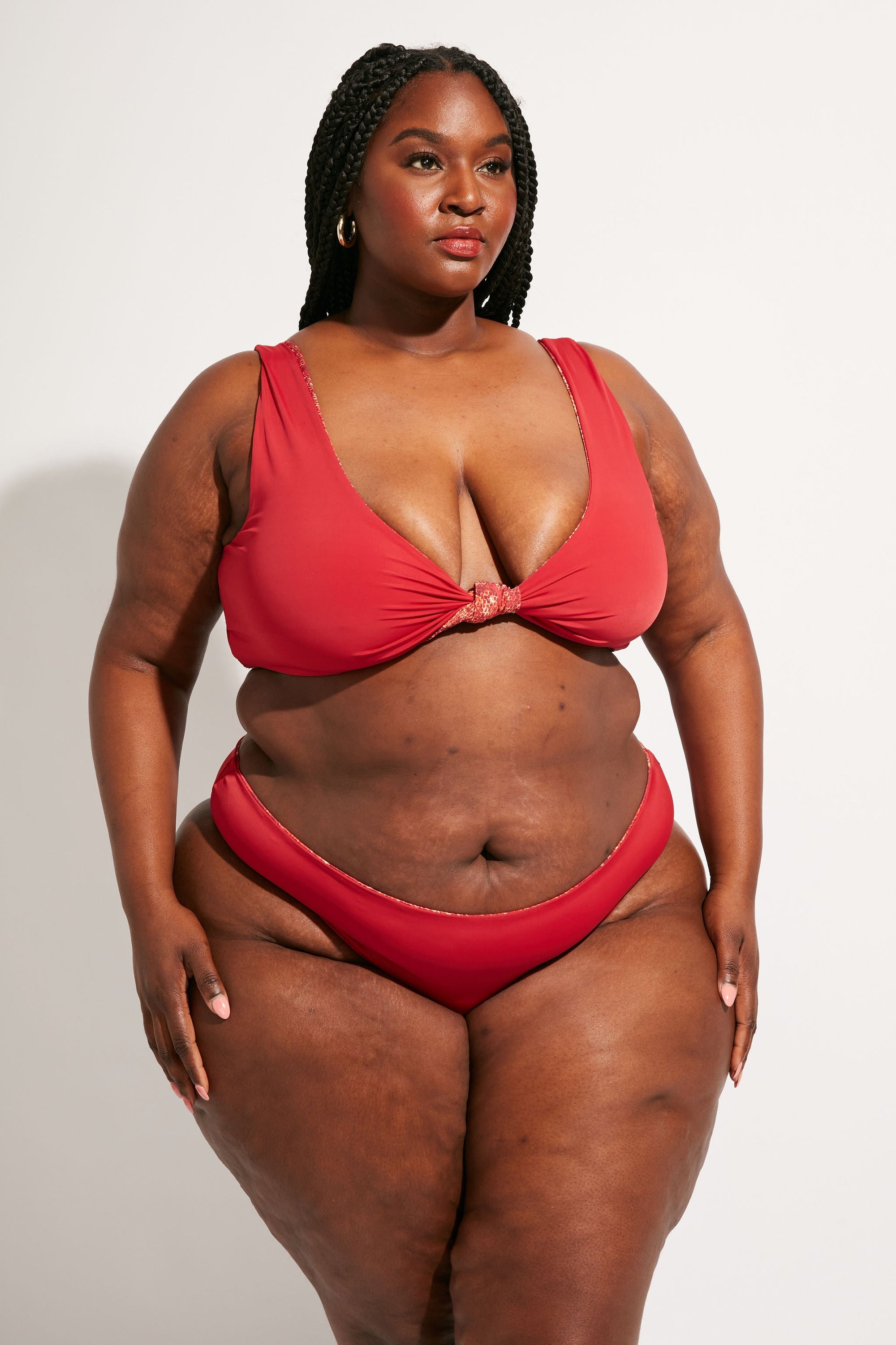 Nomads Swimwear - Playa Bottom - Iguana/Merlot -