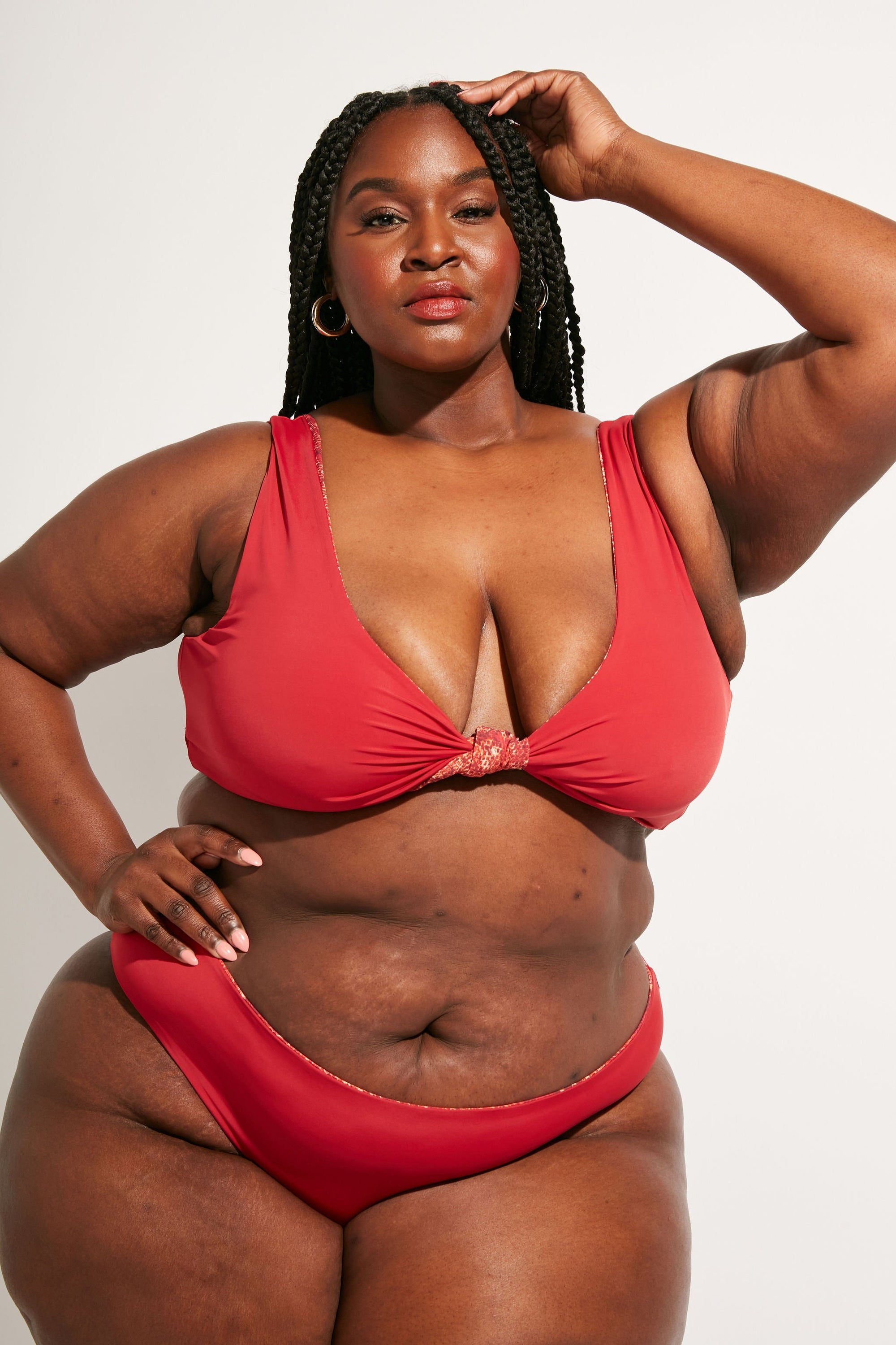 Nomads Swimwear - Playa Top II - Iguana/Merlot -